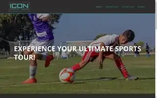 Iconsportstours.com Screenshot 2024-04-18 06:55:47