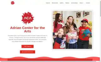 Adriancenterforthearts.org Screenshot 2024-07-07 08:14:47