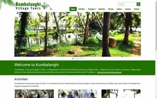 Kumbalanghivillagetours.com Screenshot 2024-04-22 20:43:00
