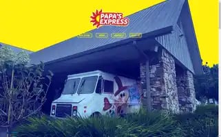 Papasexpressfoodtruck.com Screenshot 2024-05-21 11:38:23