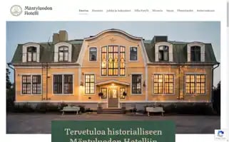 Mantyluodonhotelli.fi Screenshot 2024-04-19 10:48:45