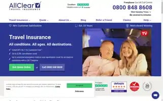 Allcleartravel.co.uk Screenshot 2024-04-17 14:17:15