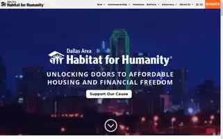 Dallasareahabitat.org Screenshot 2024-05-09 08:18:57