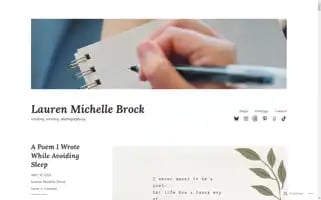 Laurenmichellebrock.com Screenshot 2024-05-21 10:12:26