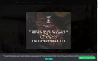 Cantinebasileristorante.it Screenshot 2024-06-17 10:32:14