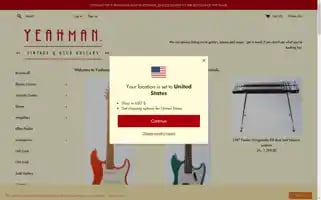 Yeahmansguitars.com Screenshot 2024-07-03 17:29:11