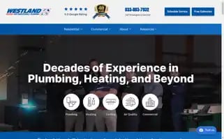 Westlandhvac.com Screenshot 2024-05-15 01:53:29