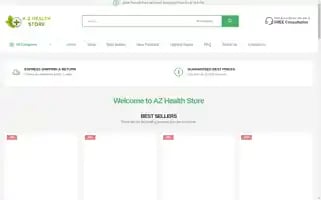 Azhealthstore.com Screenshot 2024-05-26 06:09:23