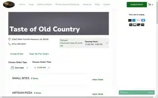 Tasteofoldcountrytogo.com Screenshot 2024-07-02 07:46:05