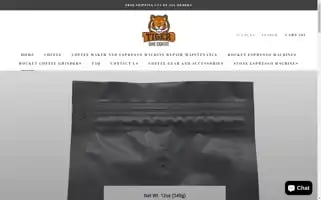Tigeronecoffee.com Screenshot 2024-04-17 15:46:19