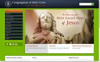 Holycrosscongregation.org Screenshot 2024-07-04 15:50:17