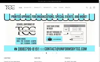 Uniformsbytcc.com Screenshot 2024-05-14 18:27:04