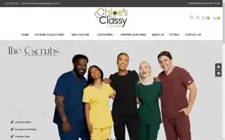 Chloesclassyscrubs.com Screenshot 2024-04-22 18:55:09
