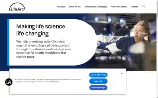 Lifearc.org Screenshot 2024-07-02 07:57:58