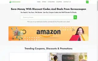 Saveucoupon.com Screenshot 2024-05-13 20:00:07