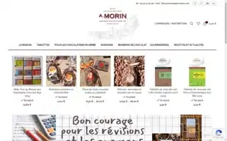 Chocolaterie-morin.com Screenshot 2024-06-11 13:05:34