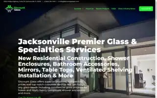 Discountglassjax.com Screenshot 2024-05-09 10:28:13