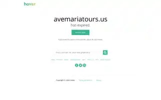 Avemariatours.us Screenshot 2024-04-17 14:13:09
