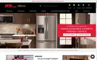 Arvaappliances.com Screenshot 2024-05-08 14:31:00