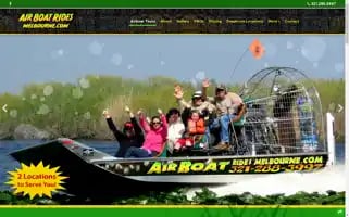 Airboatridesmelbourne.com Screenshot 2024-05-15 10:41:41