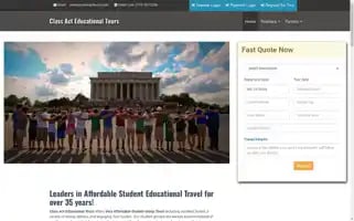 Classacttours.com Screenshot 2024-04-18 16:20:46