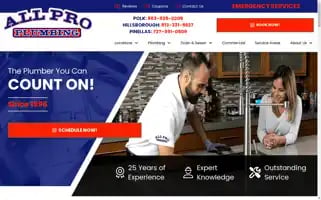 Allproplumbing.net Screenshot 2024-05-15 11:13:23