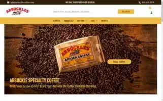 Arbucklecoffee.com Screenshot 2024-05-06 00:07:41