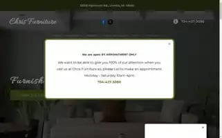 Chrisfurnitureinc.com Screenshot 2024-05-09 02:37:40