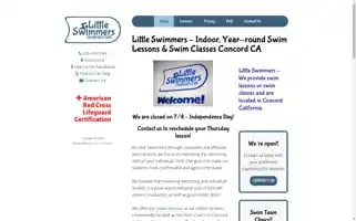 Littleswimmersconcord.com Screenshot 2024-06-14 11:21:59