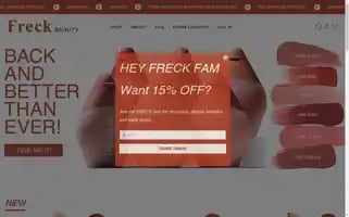 Freckbeauty.com Screenshot 2024-05-04 06:26:26