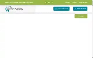 Thecomfortauthority.com Screenshot 2024-05-16 20:41:56
