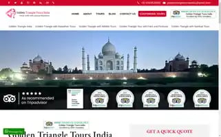 Goldentriangletoursindia.com Screenshot 2024-04-15 14:37:01