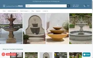 Outdoorfountainpros.com Screenshot 2024-05-04 11:36:47
