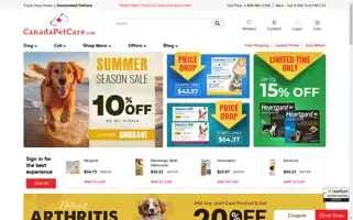 Canadapetcare.com Screenshot 2024-05-08 23:33:58