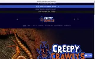 Creepycrawlys.com Screenshot 2024-04-27 15:40:18