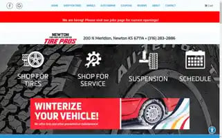 Newtontireandautocenter.com Screenshot 2024-05-16 09:44:00