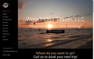 Woodridgetravelllc.com Screenshot 2024-04-25 22:53:46
