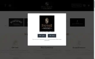 Findrarewhisky.com Screenshot 2024-05-09 17:15:37
