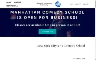 Manhattancomedyschool.com Screenshot 2024-05-16 06:44:58