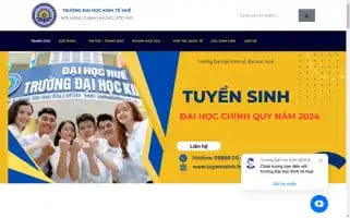 Daihockinhtehue.com Screenshot 2024-06-25 00:41:59