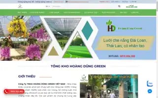 Hoangdunggreen.com Screenshot 2024-06-25 10:48:27