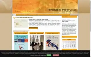 Fondazionepaolograssi.it Screenshot 2024-07-08 06:02:35