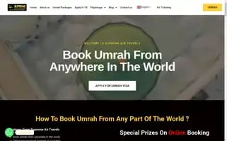 Supremeairtravels.com Screenshot 2024-04-15 20:41:09