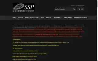 Siriscientificpress.co.uk Screenshot 2024-05-04 11:44:28