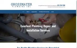 Grossmayerplumbing.com Screenshot 2024-05-16 00:35:31