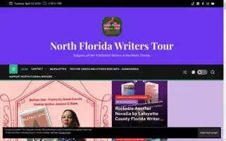 Northfloridawriterstour.com Screenshot 2024-04-23 14:59:54