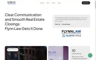 Flynnlawtitle.com Screenshot 2024-07-02 12:04:21