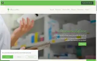 Pharmacie-lefevre-tournehem-hem.com Screenshot 2024-04-23 09:44:28