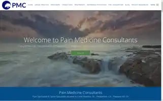 Painmedicineconsultants.com Screenshot 2024-07-01 10:33:39
