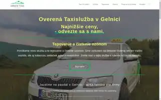 Greentaxigelnica.sk Screenshot 2024-07-10 07:40:18